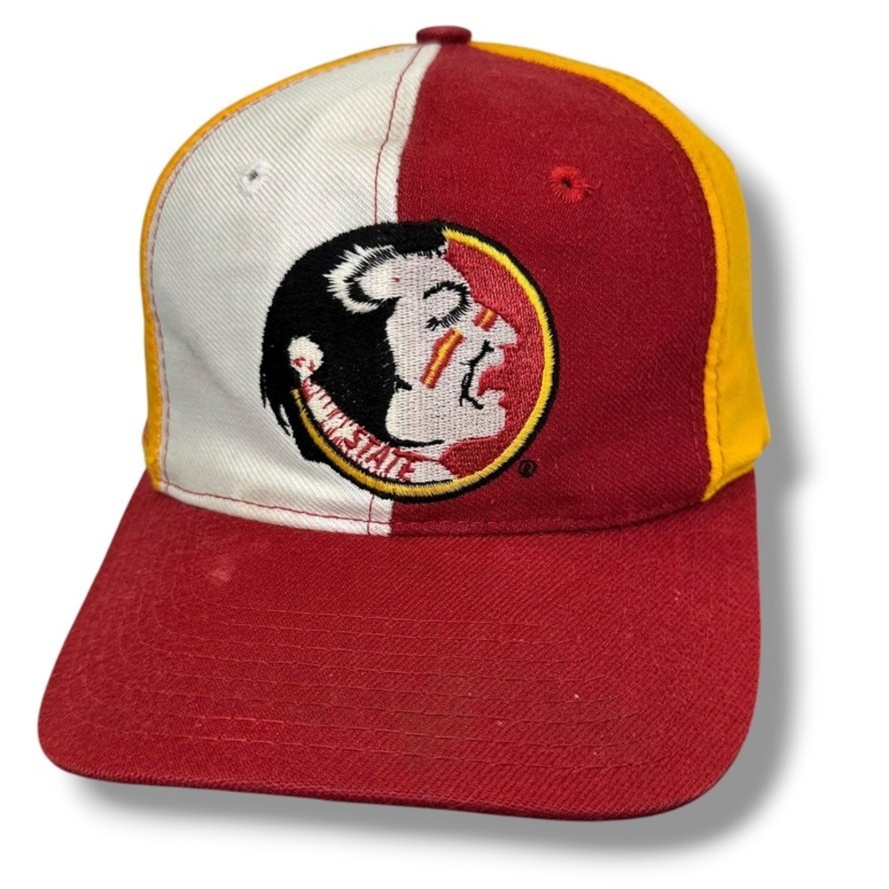 VINTAGE Florida State Seminoles Hat Apex One Varsity NCAA Baseball Cap